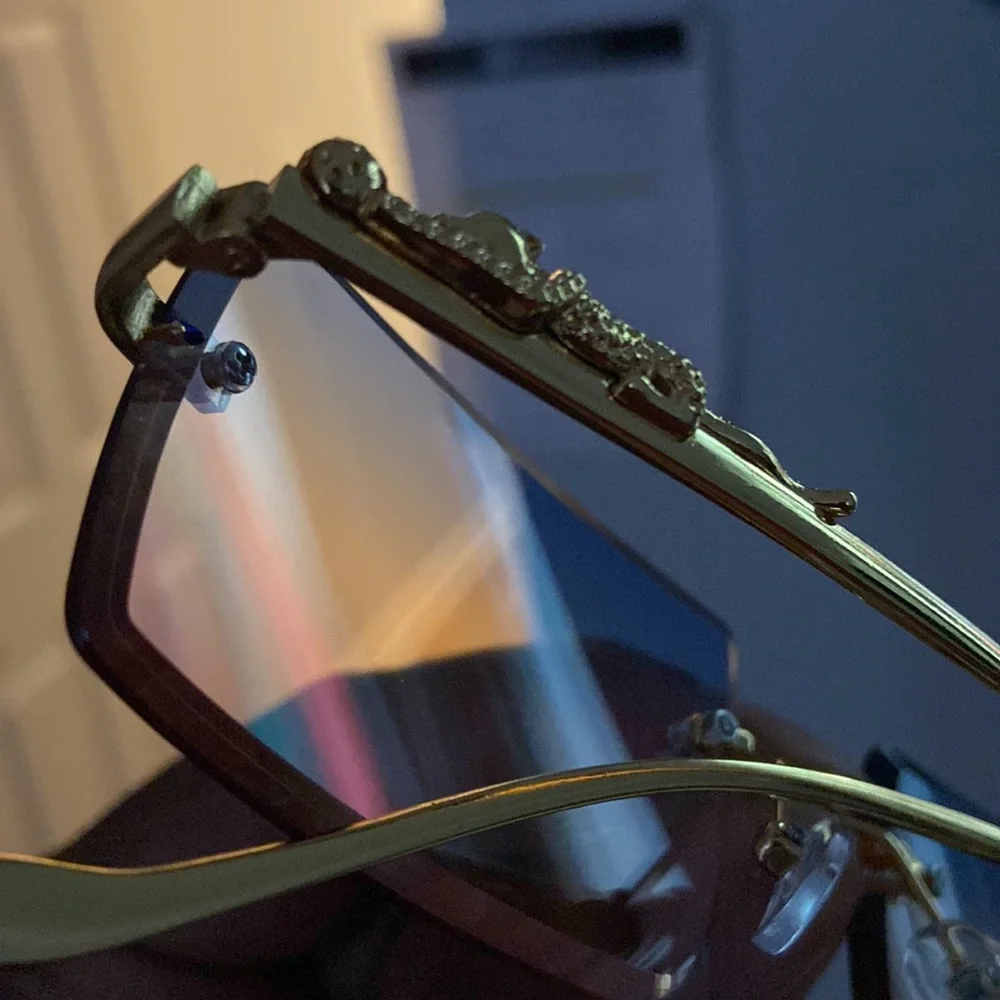 Rectangular frame sunglasses - Picture 3 of 5